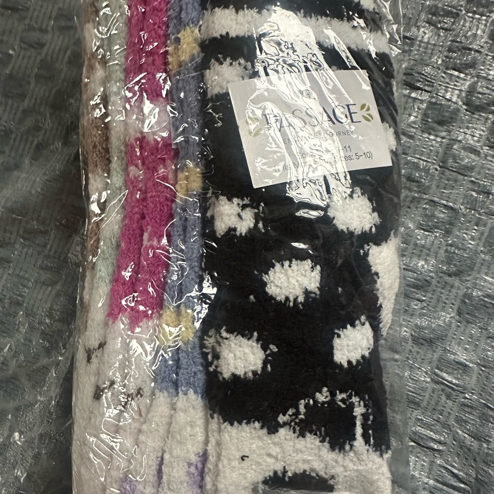 Colorful Polka Dot and Striped Socks